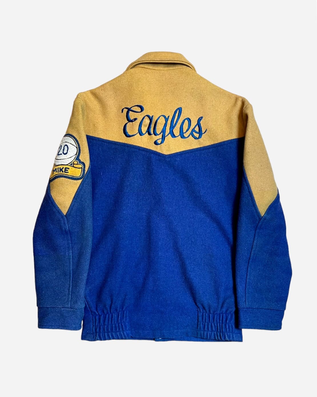 Blouson style universitaire rétro, Blouson d'école ancien, Veste vintage pour étudiants, Boutique Pickers Vintage Officiel, Mode Vintage Homme, Femme et Enfant