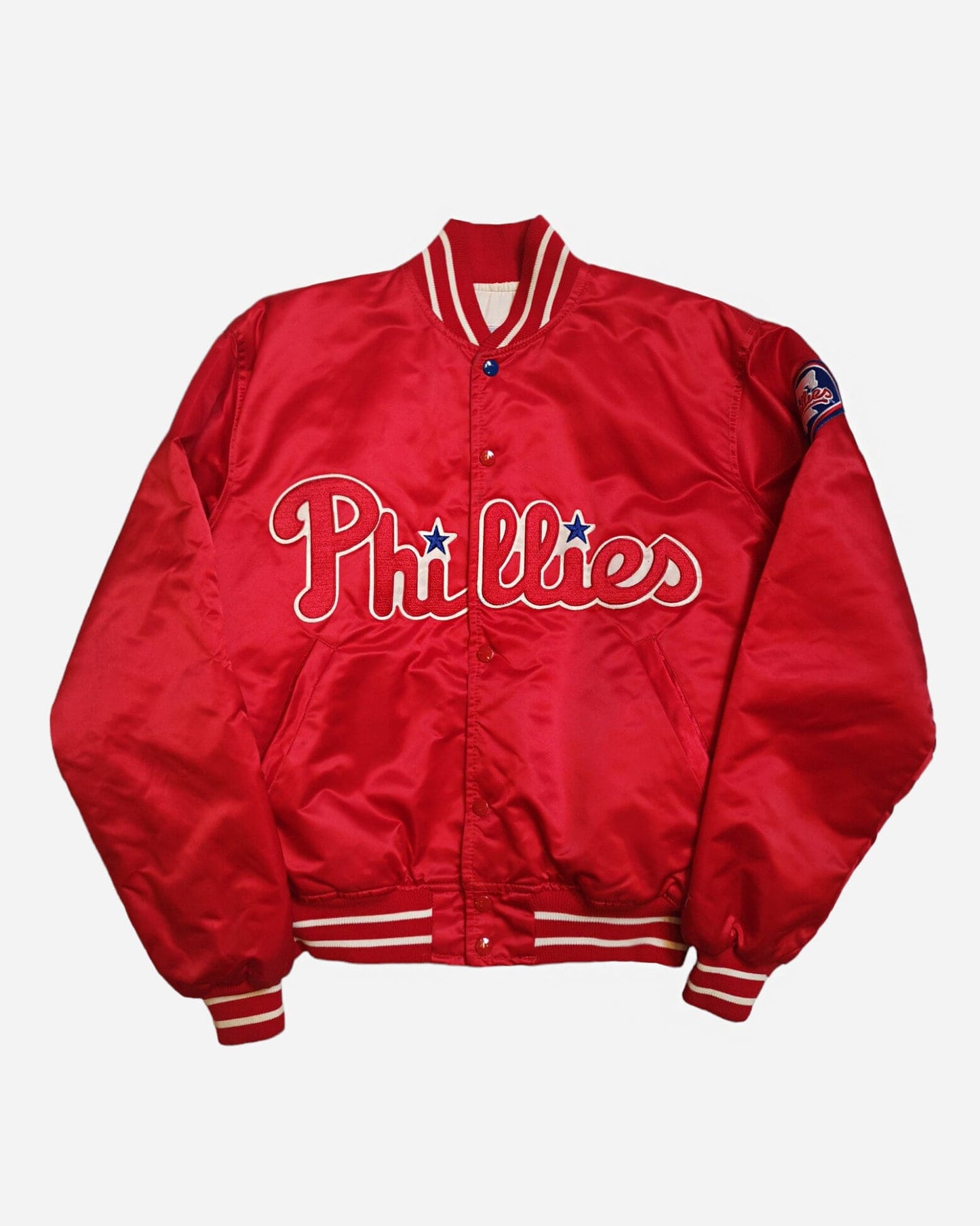 Starter Vintage Phillies de Philadelphie, Veste Starter vintage, Veste rétro Starter, Starter jacket années 90, Boutique Pickers Vintage Officiel, Mode Vintage Homme, Femme et Enfant.