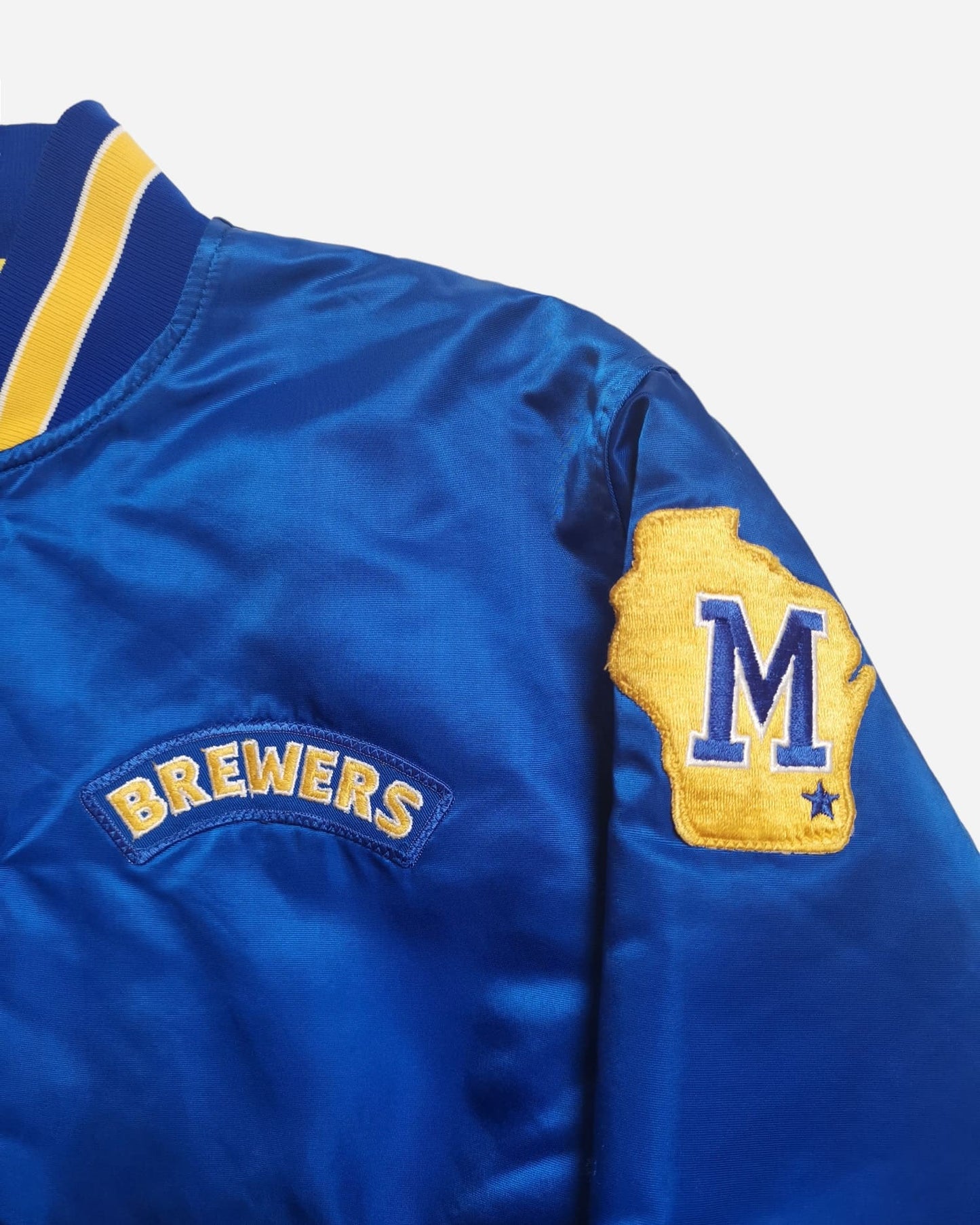 Starter Vintage Brewers de Milwaukee, Veste vintage sportswear Starter, Starter jacket logo, Veste Starter années 80/90, Starter jacket édition limitée, Boutique Pickers Vintage Officiel, Mode Vintage Homme, Femme et Enfant.