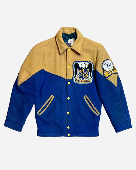 Varsity Jacket vintage, Veste Universitaire vintage, Teddy Universitaire Vintage, Blouson Vintage, Jacket Letterman Vintage, Veste Retro, Boutique Pickers Vintage Officiel, Mode Vintage Homme, Femme et Enfant