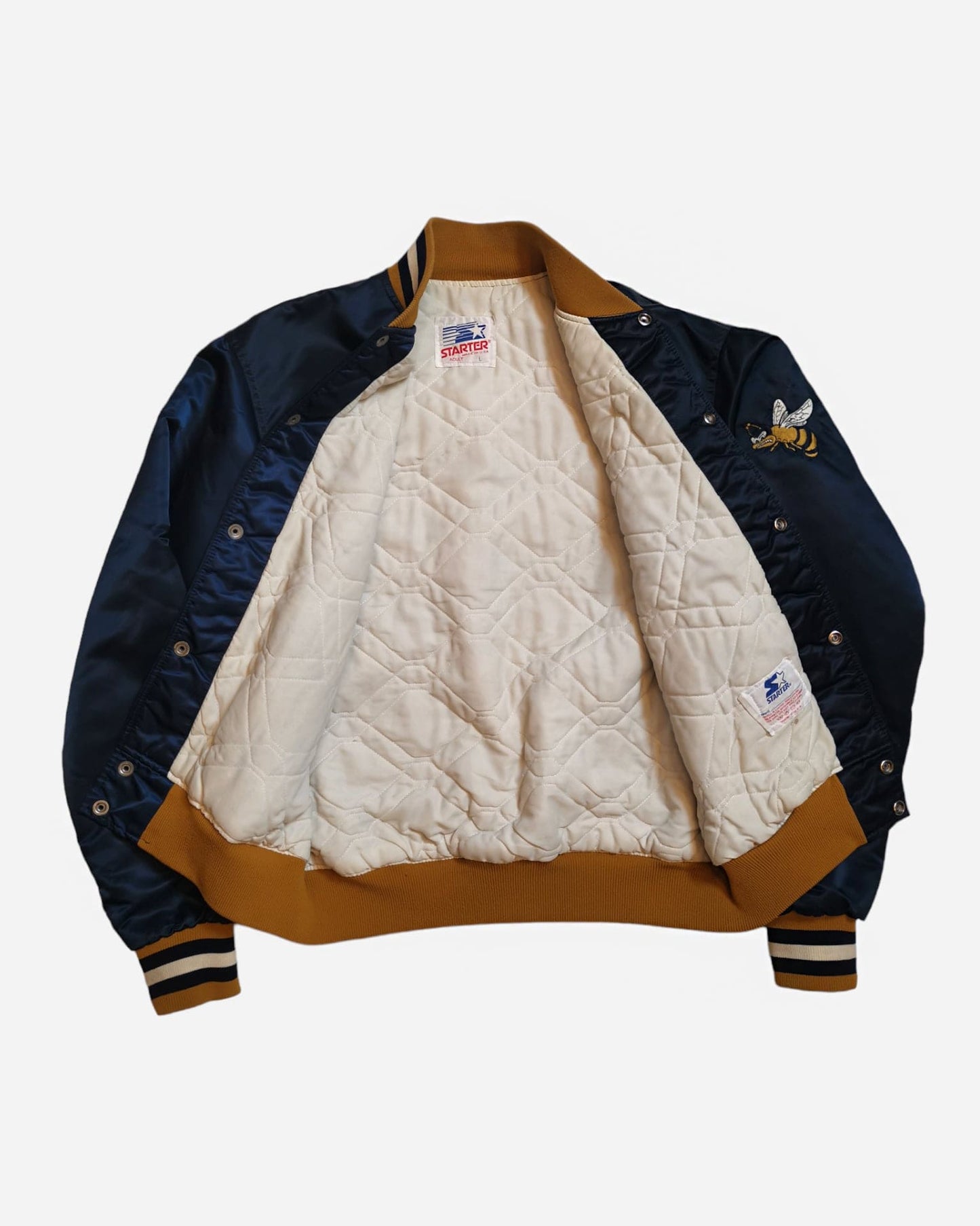 Starter Vintage Georgia GT, Veste vintage sportswear Starter, Starter jacket logo, Veste Starter années 80/90, Starter jacket édition limitée, Boutique Pickers Vintage Officiel, Mode Vintage Homme, Femme et Enfant.