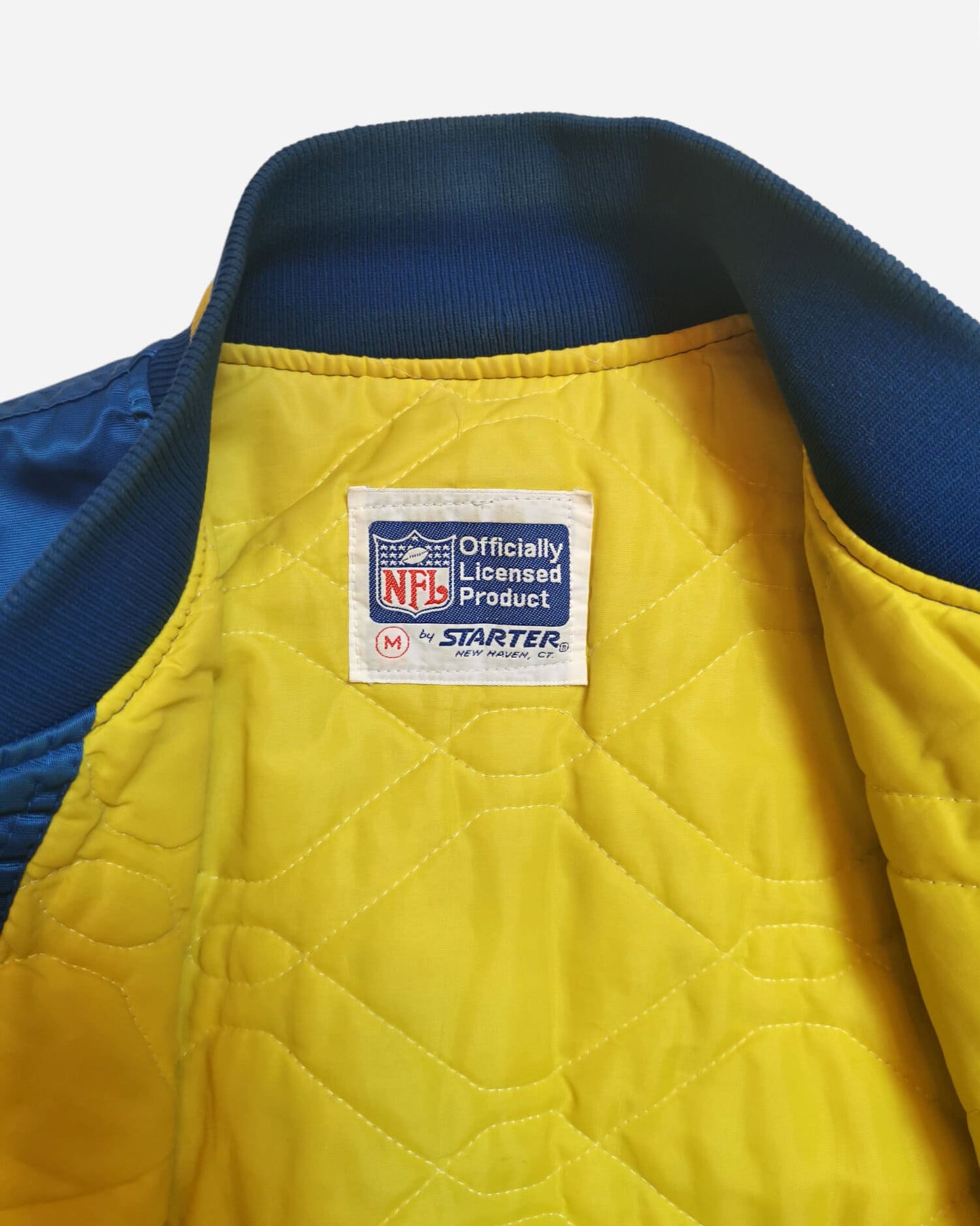 Starter Vintage Rams de Los Angeles, Starter jacket homme/femme, Veste vintage authentique Starter, Starter jacket occasion, Style urbain Starter, Boutique Pickers Vintage Officiel, Mode Vintage Homme, Femme et Enfant.