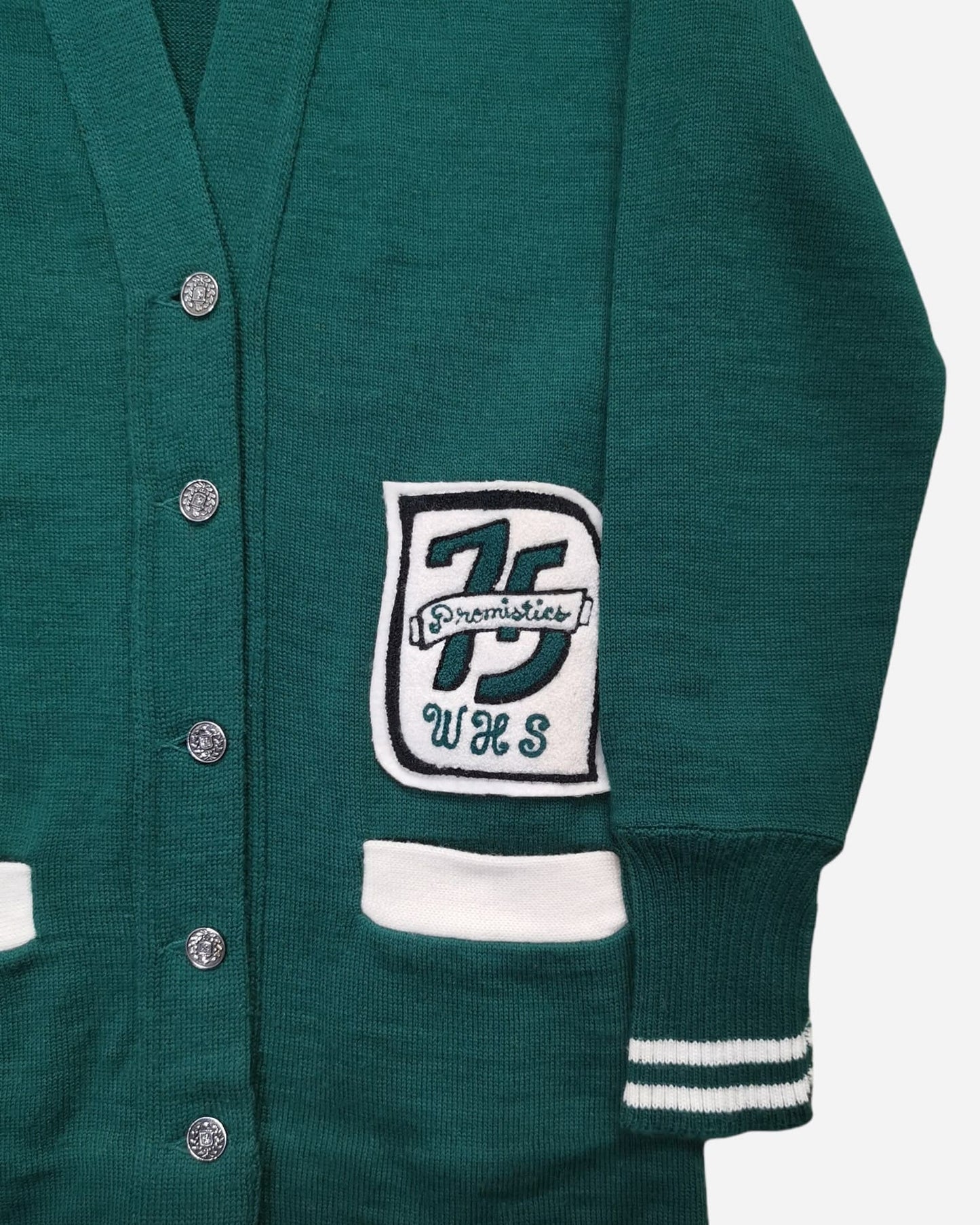cardigan vintage Universitaire Collège