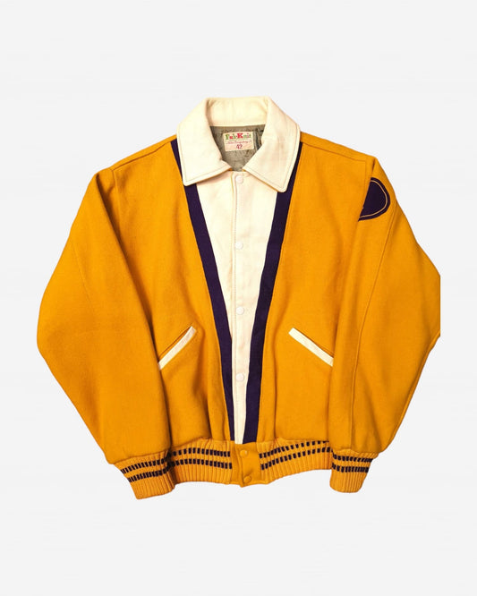 Varsity Jacket vintage, Veste Universitaire vintage, Teddy Universitaire Vintage, Blouson Vintage, Jacket Letterman Vintage, Veste Retro, Boutique Pickers Vintage Officiel, Mode Vintage Homme, Femme et Enfant