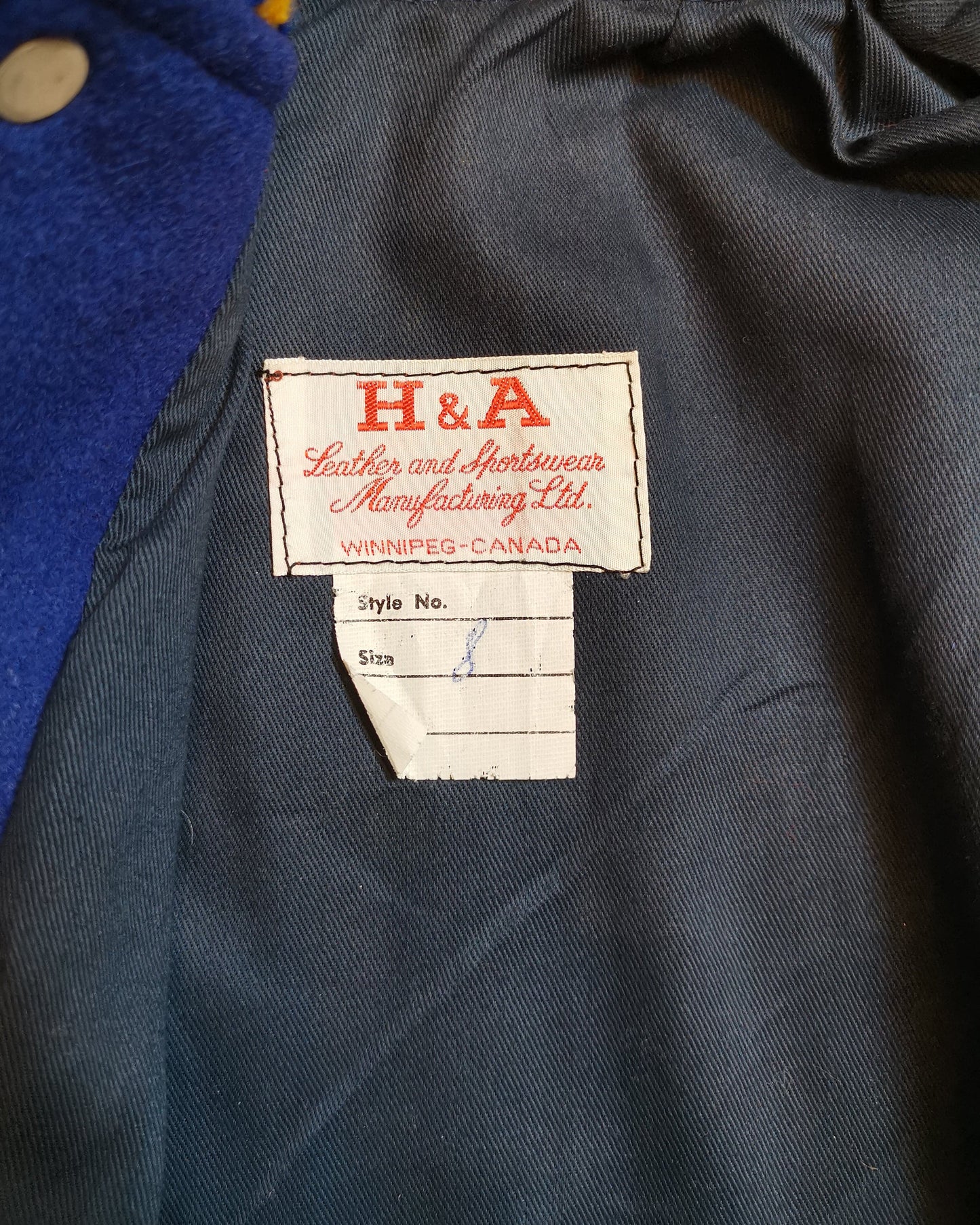 Veste vintage pour étudiants, Manteau de baseball rétro, Veste à lettres chenille, Veste sportif des années 90, Blouson d'équipe universitaire classique, Boutique Pickers Vintage Officiel, Mode Vintage Homme, Femme et Enfant