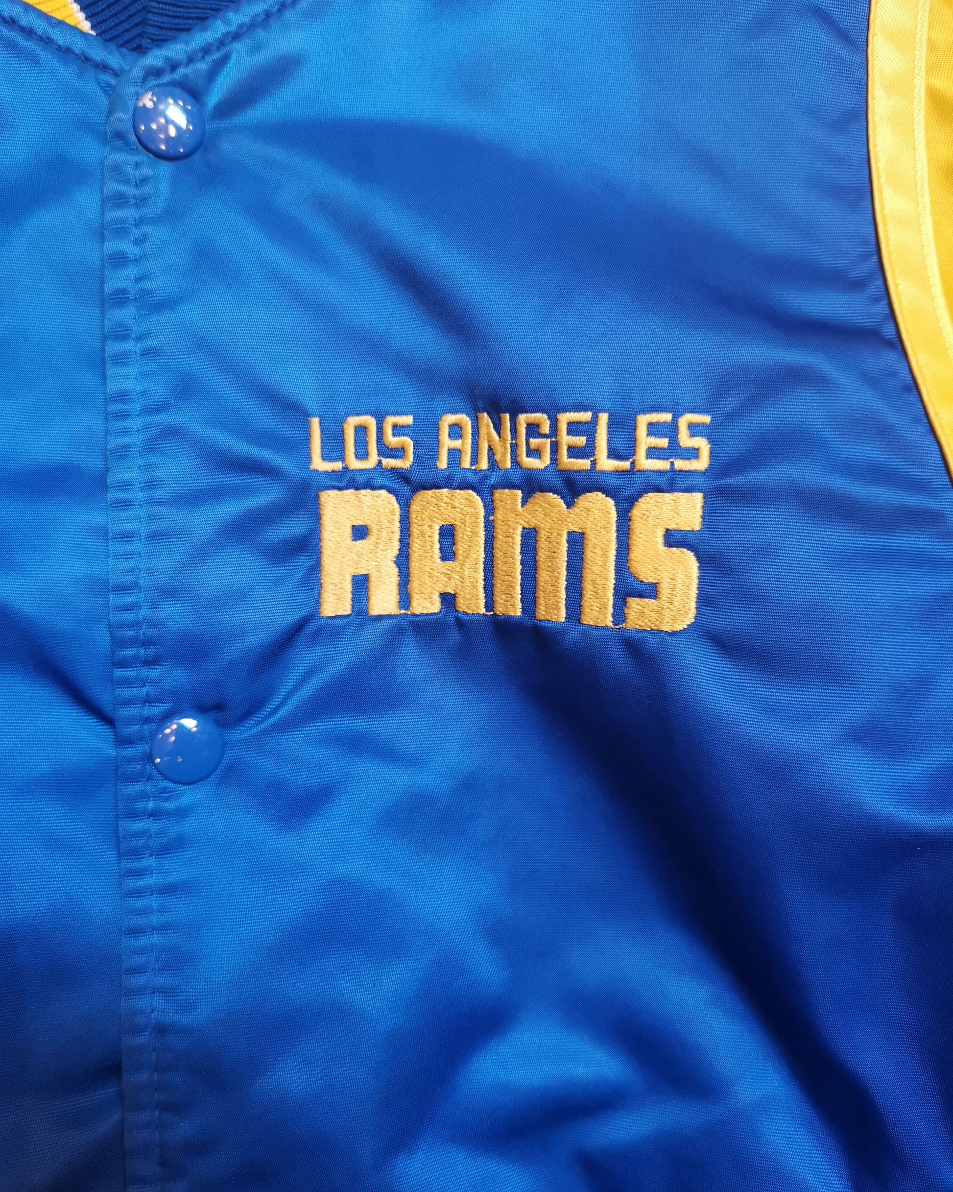 Starter Vintage Rams de Los Angeles, Veste Starter années 80/90, Starter jacket neuve, Jacket Vintage starter 90, Baseball Jacket Vintage, Boutique Pickers Vintage Officiel, Mode Vintage Homme, Femme et Enfant.