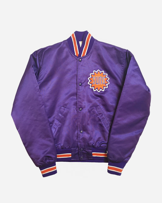 Starter Vintage Suns de Phoenix, Veste Starter vintage, Veste rétro Starter, Starter jacket années 90, Boutique Pickers Vintage Officiel, Mode Vintage Homme, Femme et Enfant.