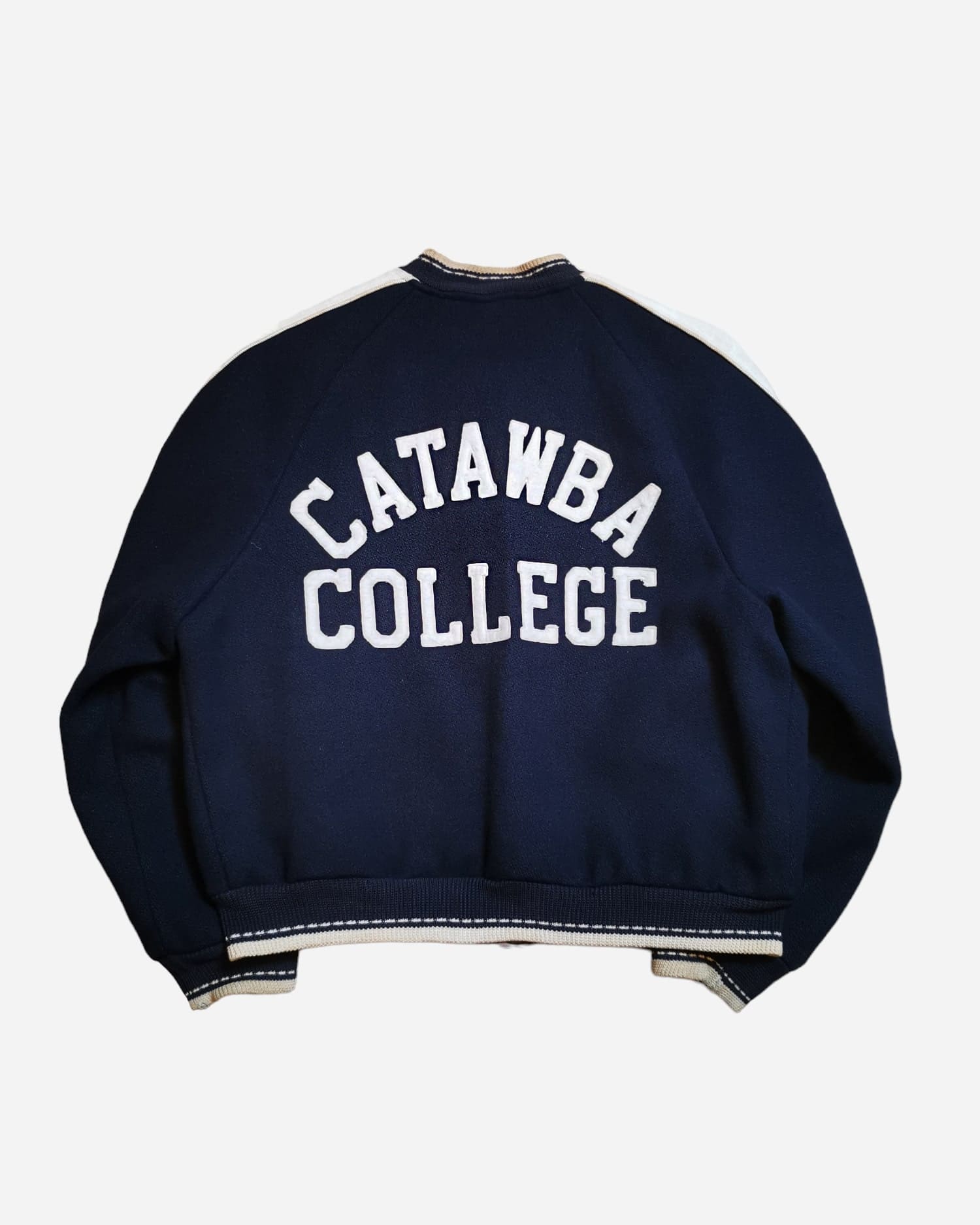 Blouson style universitaire rétro, Blouson d'école ancien, Veste vintage pour étudiants, Boutique Pickers Vintage Officiel, Mode Vintage Homme, Femme et Enfant