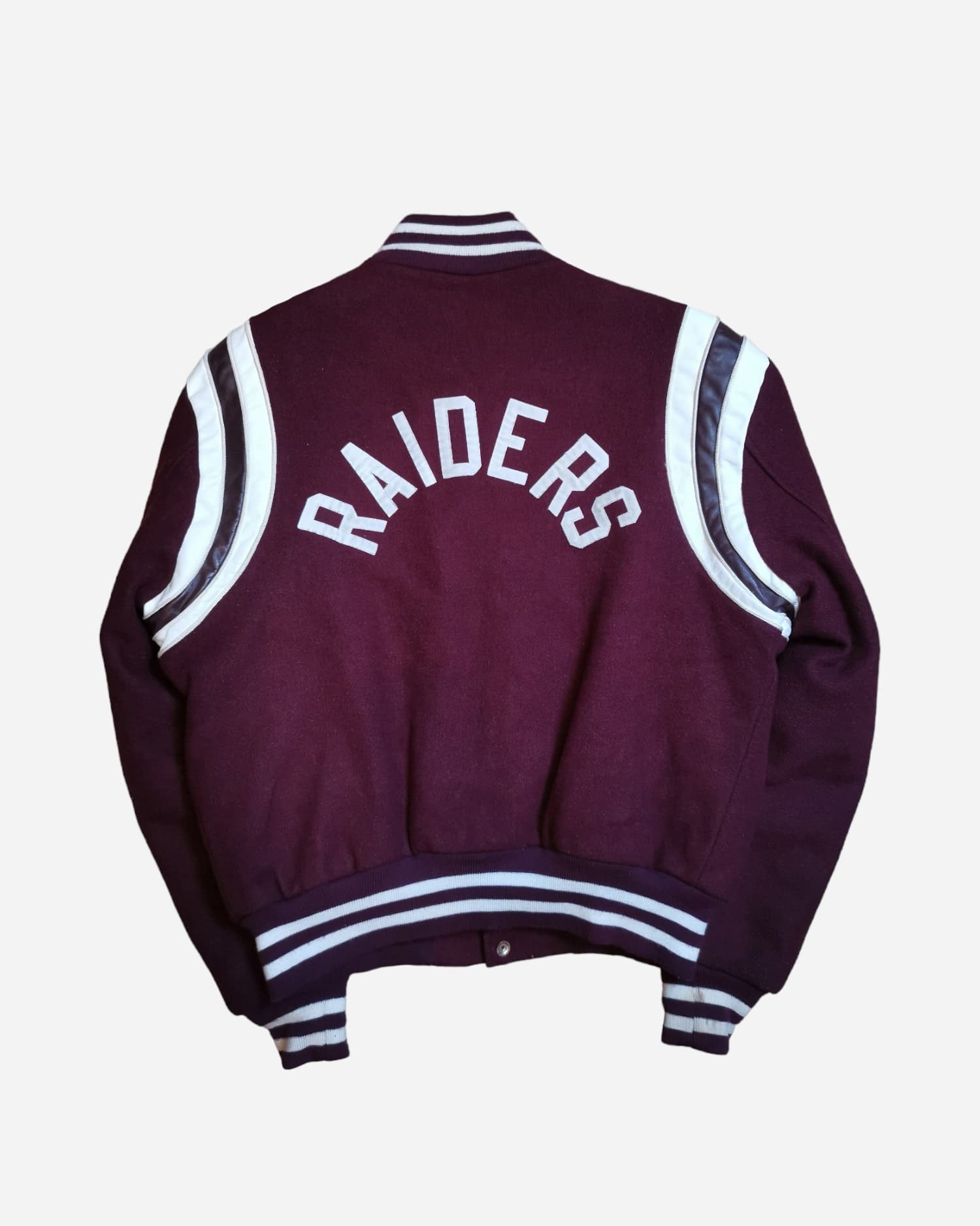 Raiders jacket, Blouson style universitaire rétro, Blouson d'école ancien, Veste vintage pour étudiants, Boutique Pickers Vintage Officiel, Mode Vintage Homme, Femme et Enfant