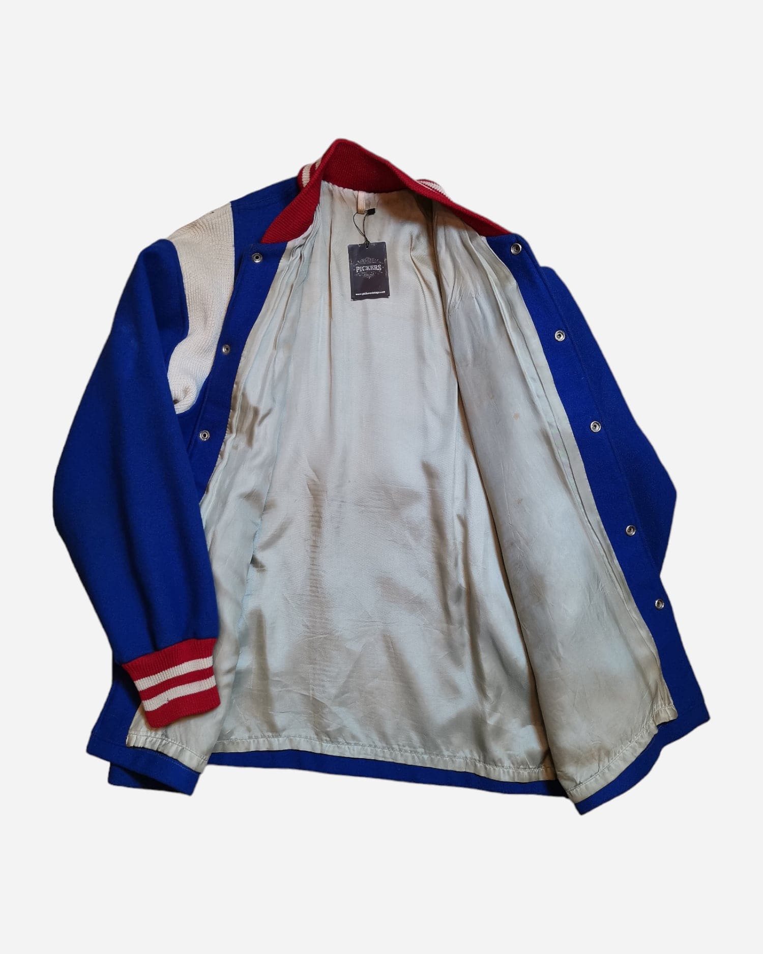 Veste vintage pour étudiants, Manteau d'équipe sportive vintage, Blouson d'école ancien, Blouson d'école ancien, Jacket universitaire rétro, Blouson style varsity rétro, Varsity jacket vintage, Boutique Pickers Vintage Officiel, Mode Vintage Homme, Femme et Enfant