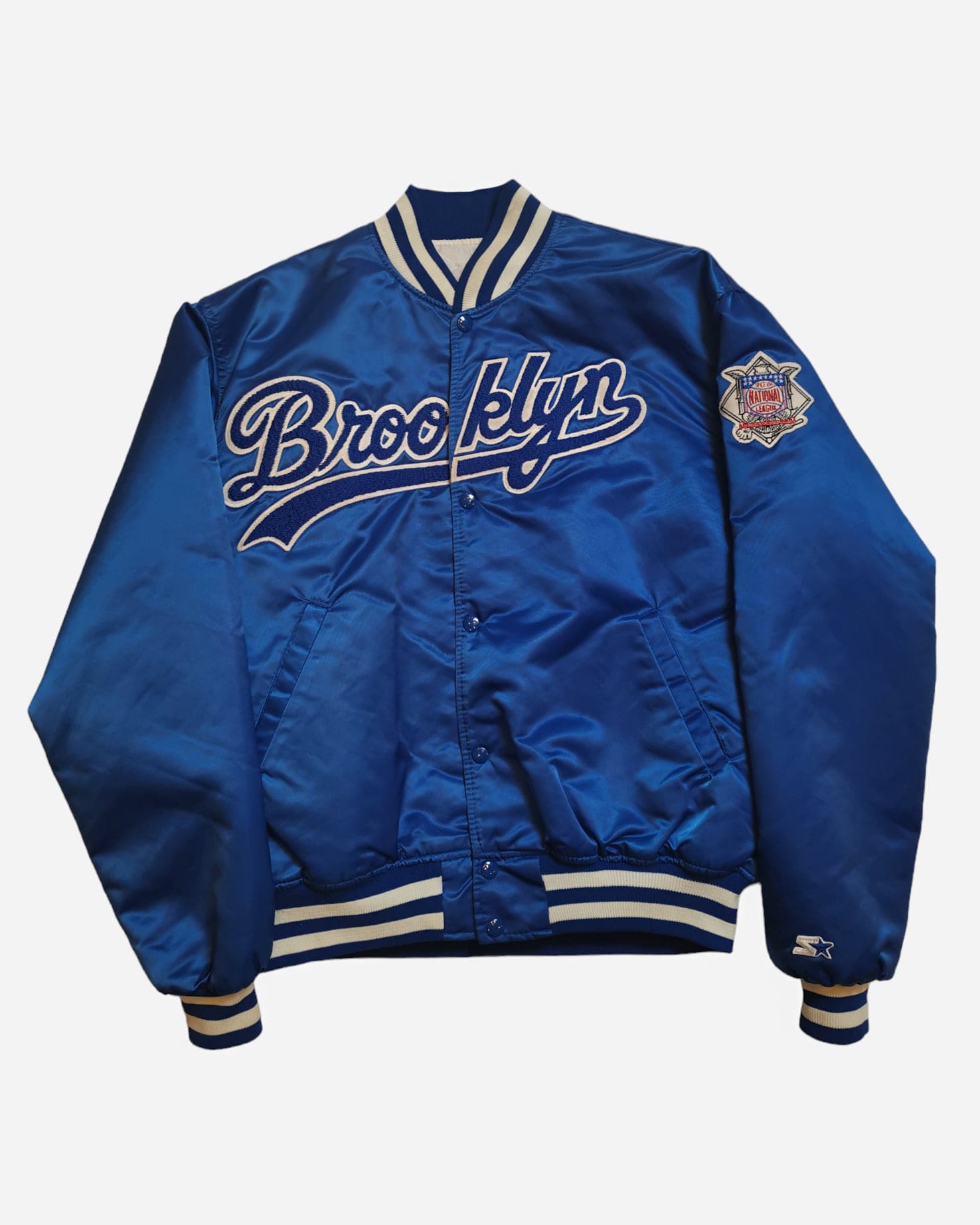 Starter Vintage Dodgers de Brooklyn, Veste Starter vintage, Veste rétro Starter, Starter jacket années 90, Boutique Pickers Vintage Officiel, Mode Vintage Homme, Femme et Enfant.
