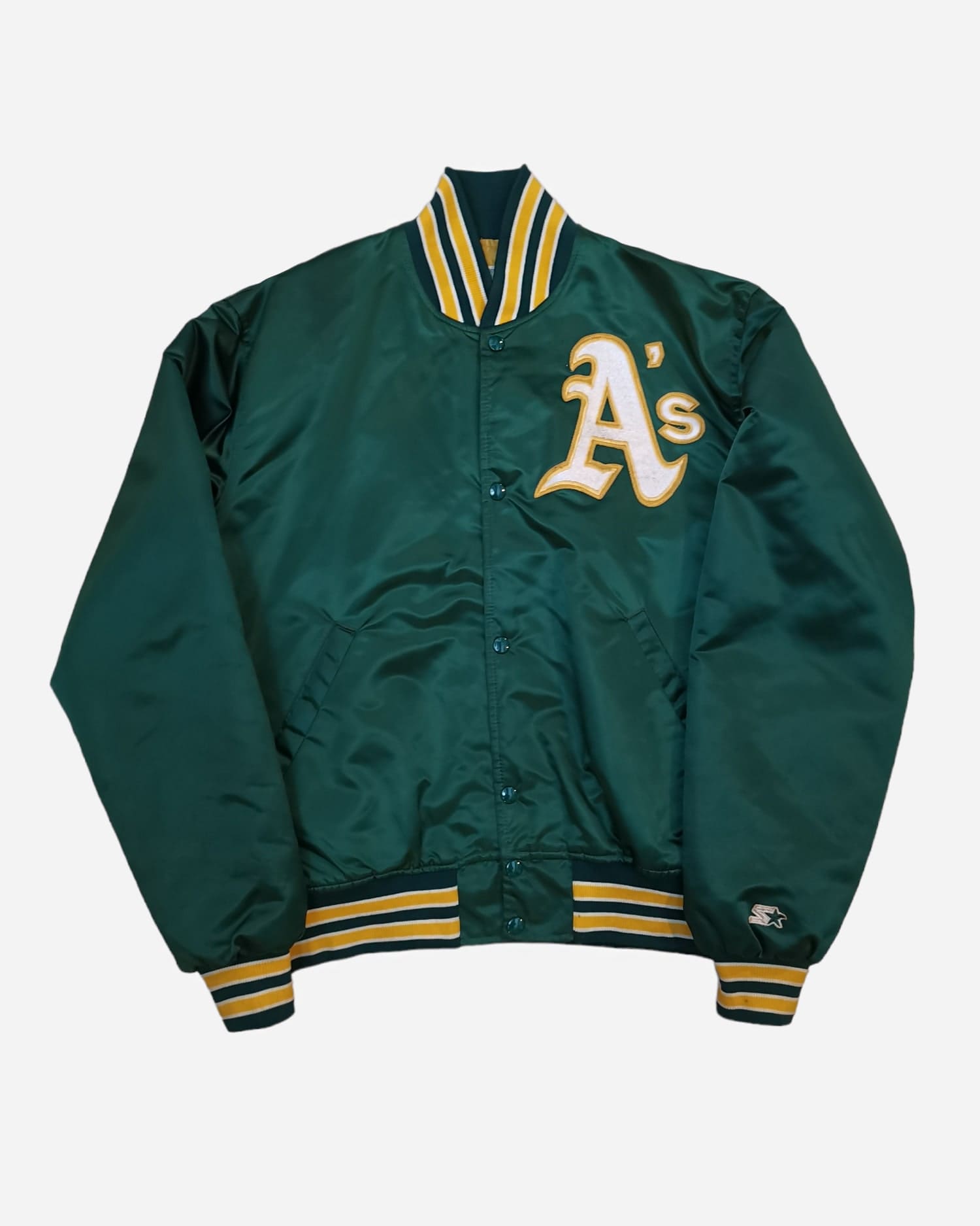 Vester Starter Jacket Vintage A's Athletics MLB | Boutique Pickers ...