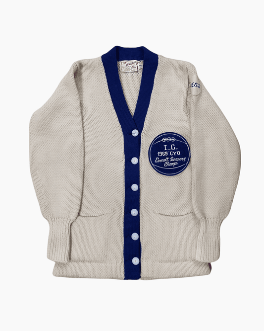 cardigan universitaire Vintage femme