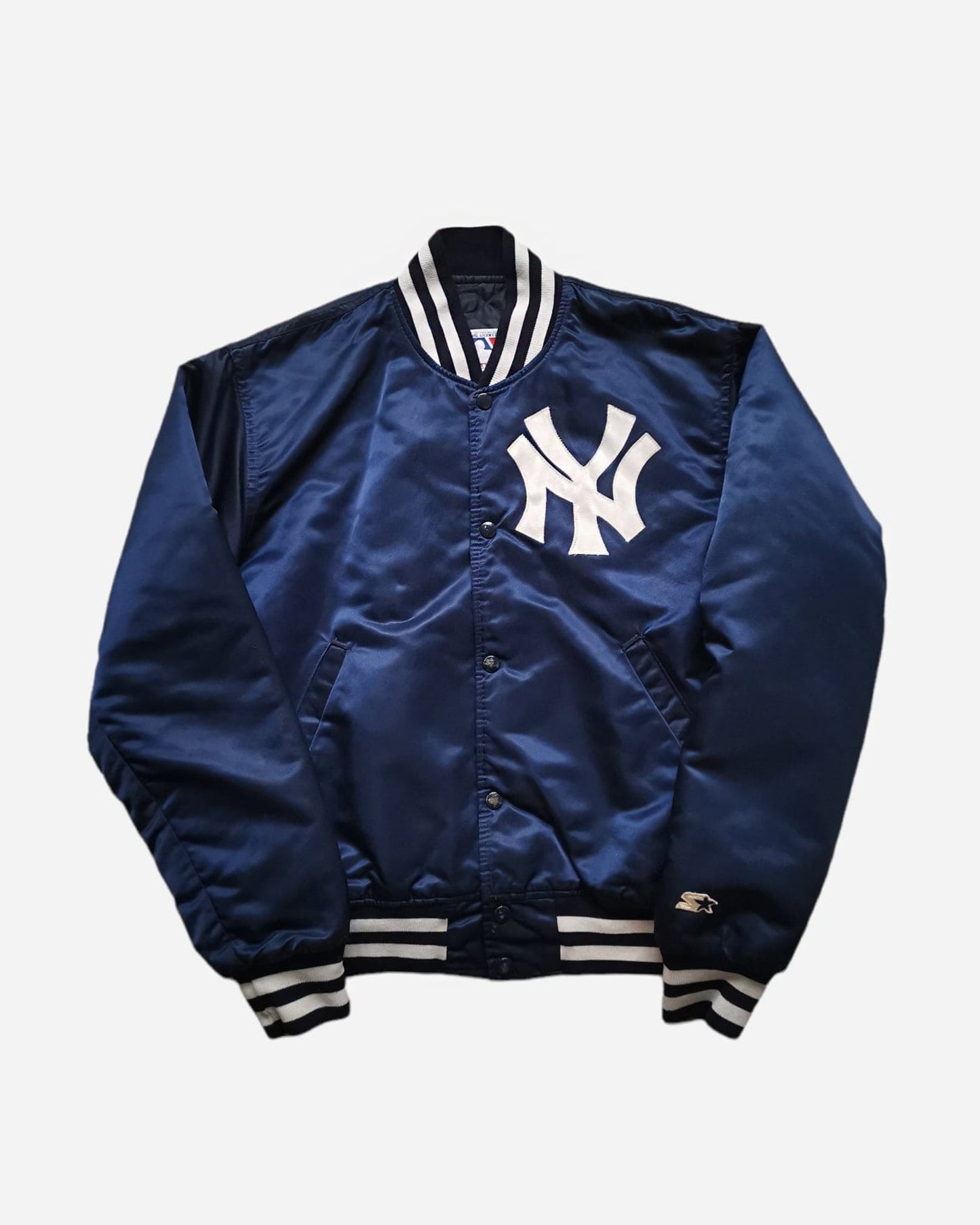 Classic Series - Veste Zippée MLB New York Yankees Cut Sew Bleu Marine Gris Chine 174923 Classic Series - Veste Zippée MLB New York Yankees Cut Sew Bleu Marine Gris Chine 174923